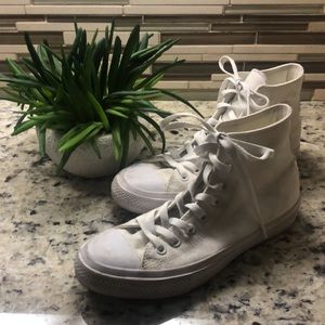 Converse Chuck Taylor All White High Top Sneakers